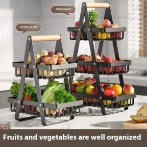 Removable Fruit Basket Assembly (Plastic Construction)