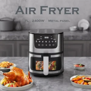 7L Stainless Steel Air Fryer, Power: 2100W  Voltage: 110V/220V